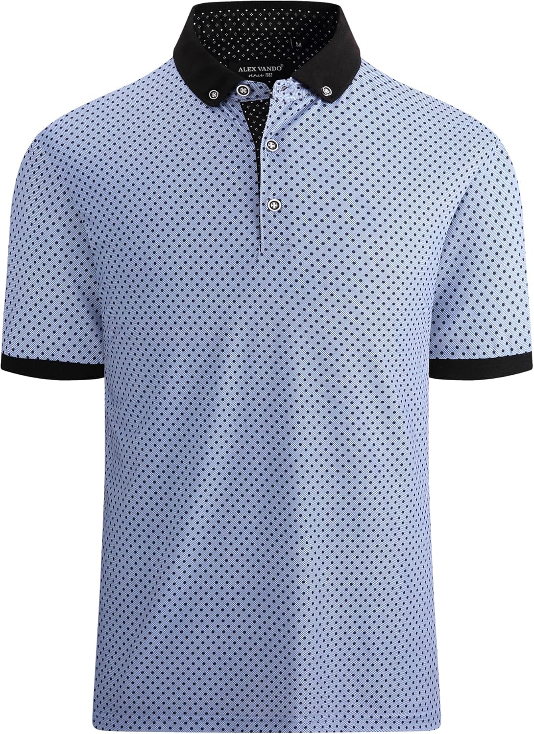 Alex Vando Mens Polo Shirts Short Sleeve Regular F...