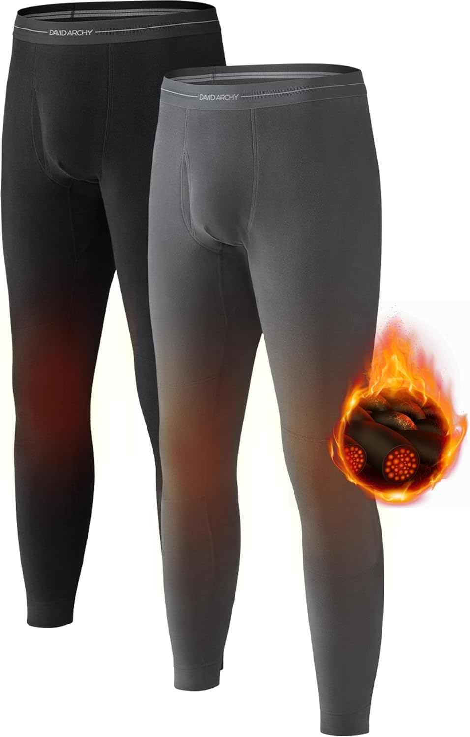 DAVID ARCHY Men’s Heavyweight Thermal Underwear for Extreme Cold, Perfect for Ha...
