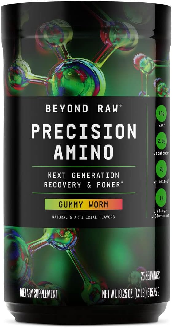 BEYOND RAW Precision Amino | Recovery & Power Amino Acid Formula | Fuel Muscles...