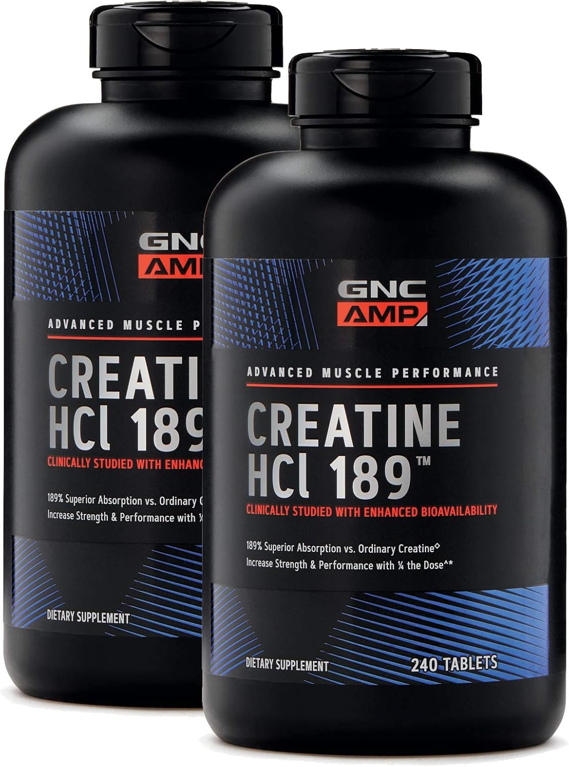 GNC AMP Creatine HCl 189 | Targeted Muscle Builder and Recovery Supplement | Fas...