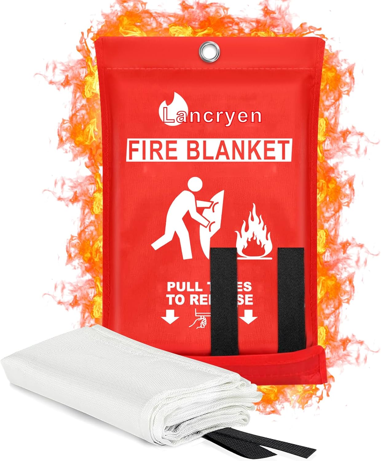 2025 Emergency Fire Blanket, Fire Extinguisher Blanket, Fire Suppression Blanket...