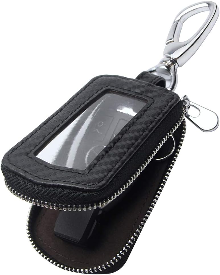 Universal Premium Car Key Fob Case Genuine Leather Car Smart Key fob Holder for...