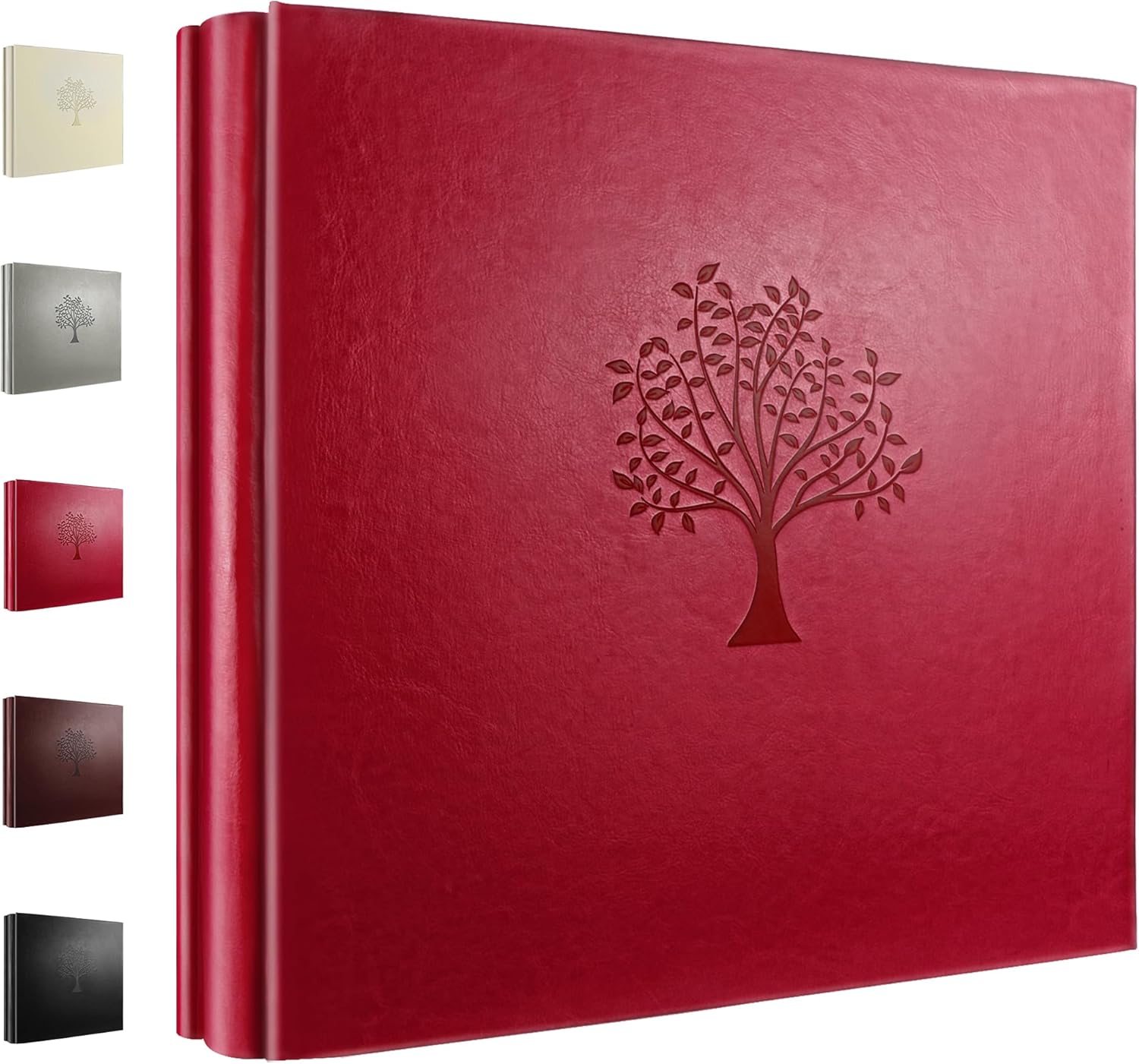 Photo Album 6x4 600 Pockets Photos, Leather Cover Large Picture Albums Holds 600...