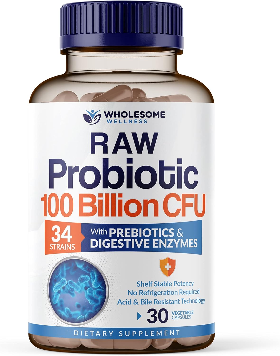 Organic Probiotics 100 Billion CFU, Dr Formulated Probiotics for Women, Probioti...