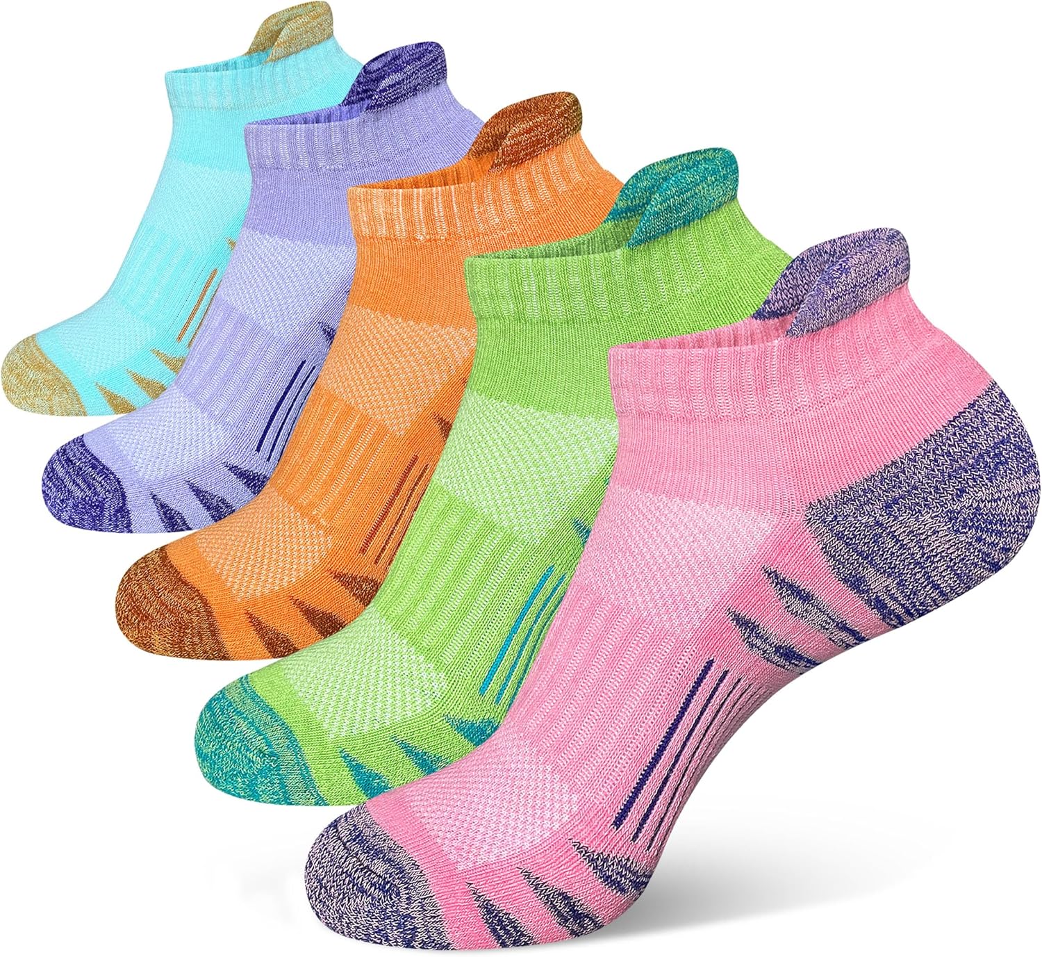 Womens Ankle Anti-blister Thick Cushioned Wicking...