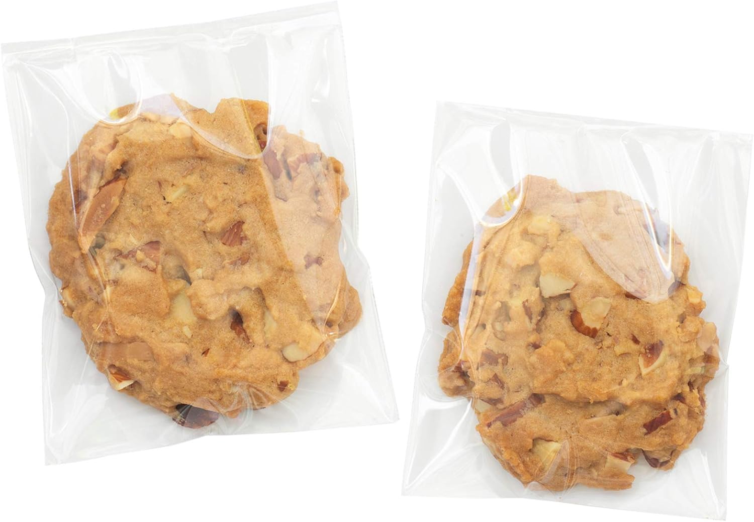 Morepack Clear Self Sealing Cellophane Bags,4x6 Inches 200 Pcs Cookie Bags Resea...