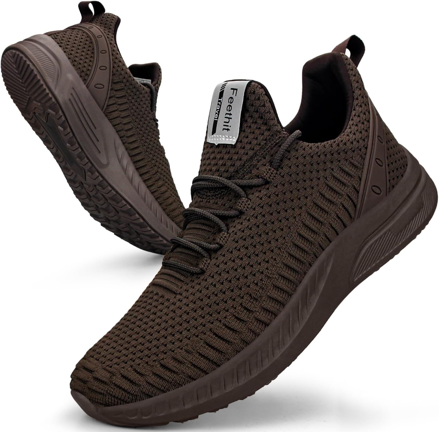 Feethit Womens Trainers Breathable Running Lightweight Walking Shoes 5.5 UK Brow...