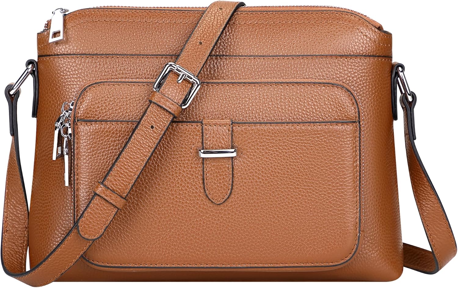 Over Earth Genuine Leather Crossbody Bags for Women Small Ladies Handbags and Pu...