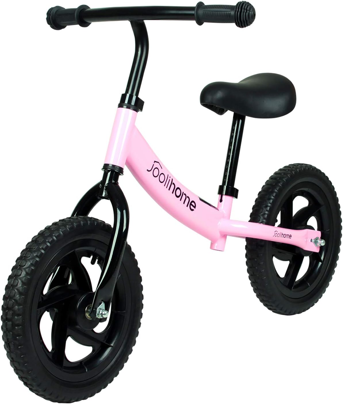 12" Balance Bike Carbon Steel Frame No Pedal Walking Balance Bike Training Bicyc...