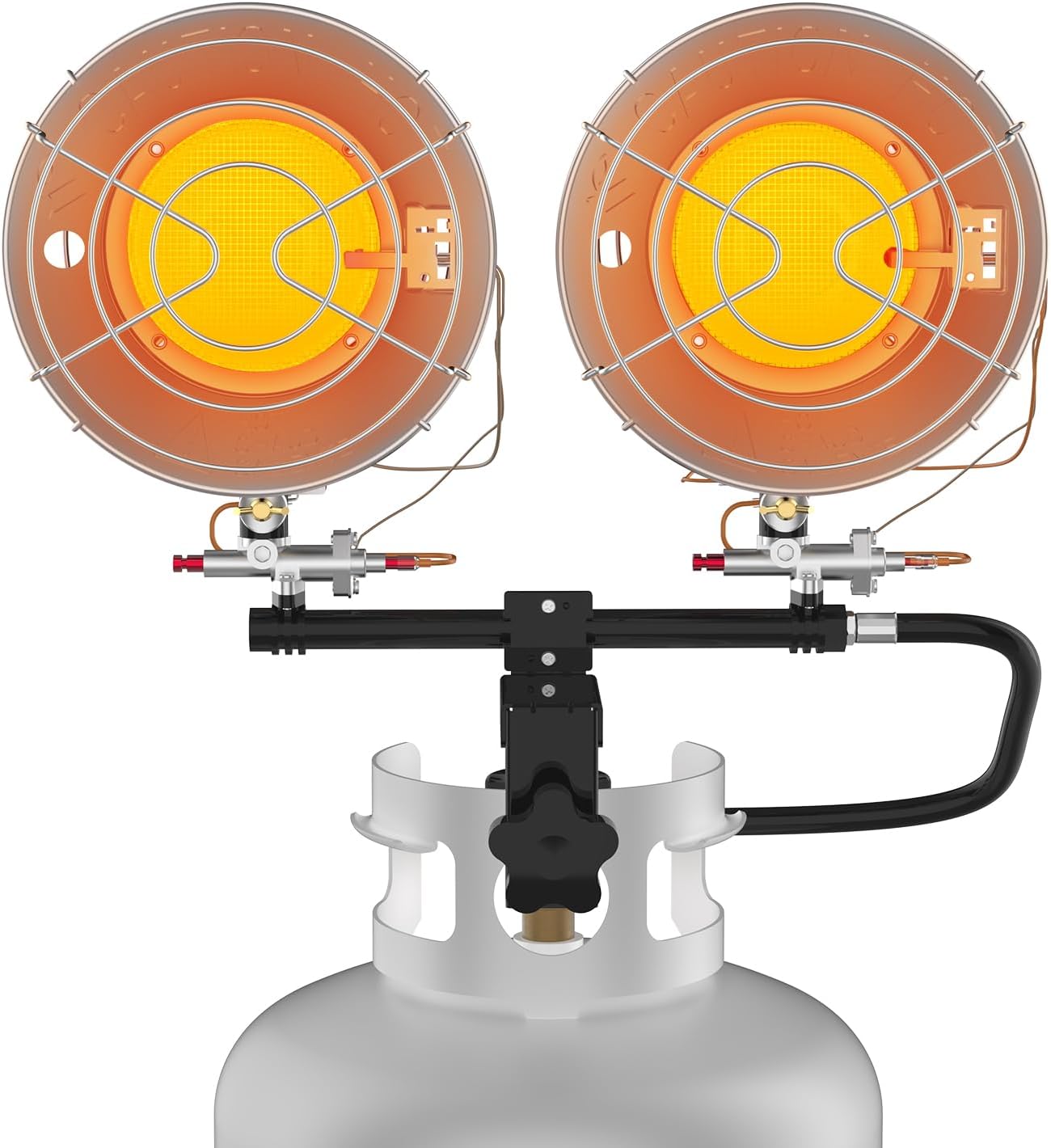 thermomate Propane Tank Top Heater 30000 BTU with Tip-over Protection, Portable...