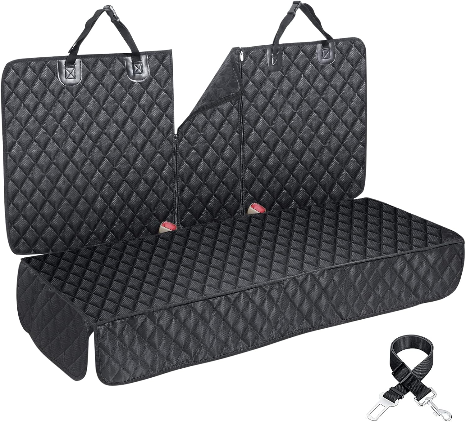 ANOSOSPECIAL Dog Car Seat Cover for Back Seat Cover for Kids ISOFIX Car Seat Pro...