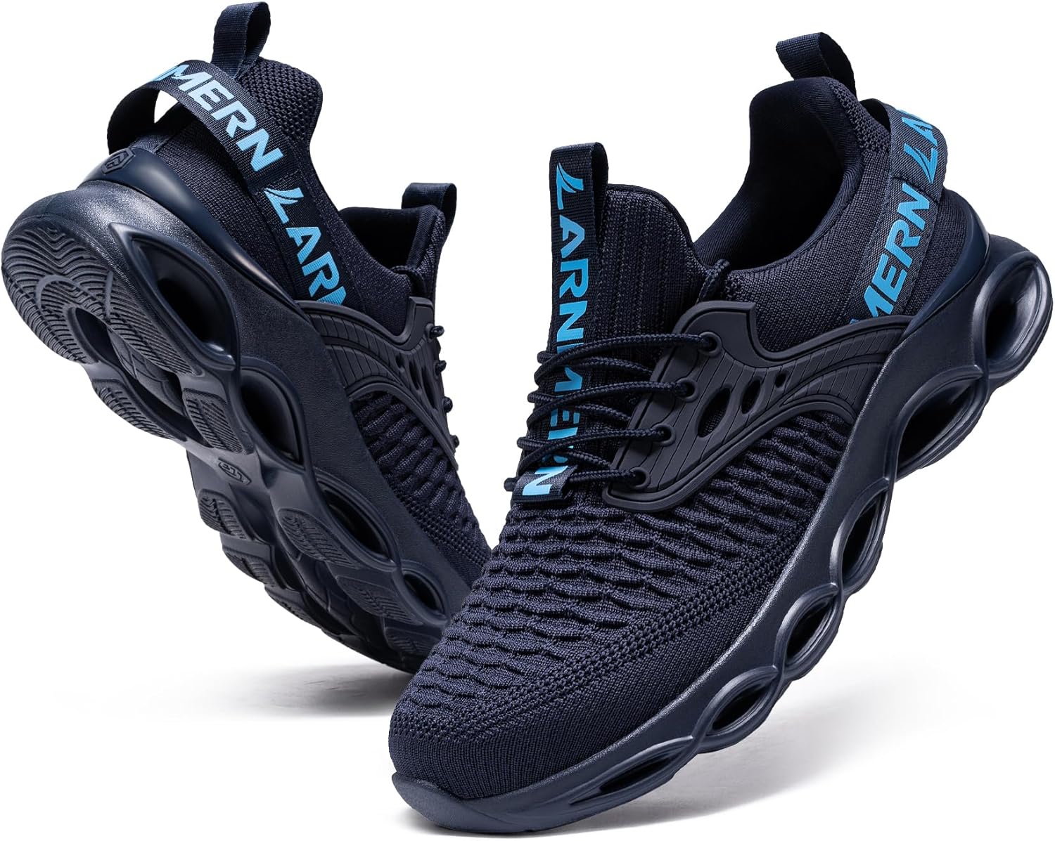 LARNMERN Steel Toe Shoes for Men Women Wide Lightweight Safety Sneakers Comforta...
