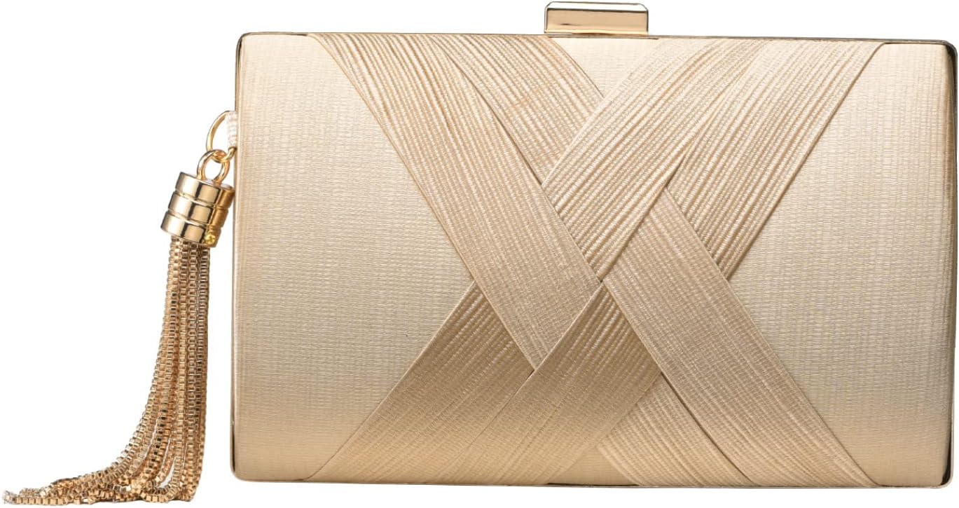 Clutch Purses For Women Tassel Evening Clutch bag Cross Body & Shoulder Bag For...