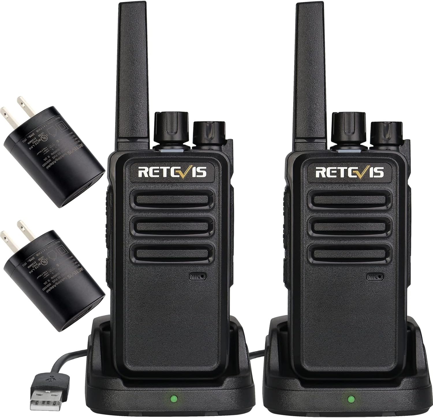 Retevis RT68 Walkie Talkies Rechargeable,Portable FRS Two-Way Radios for Adults,...