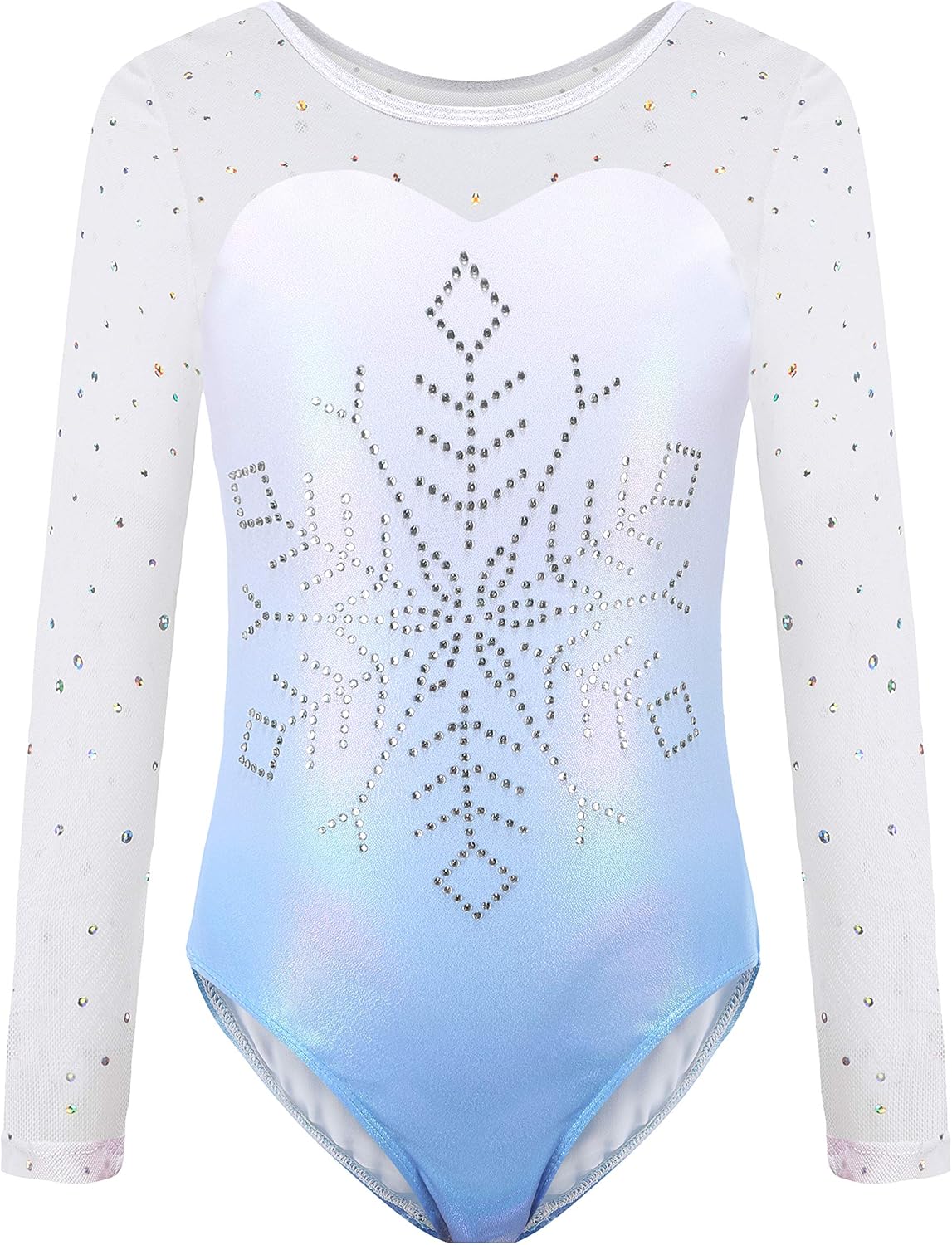 Sinoeem Gymnastics Leotards for Girls Long Sleeve Diamond Splice Tank Leotard Dr...