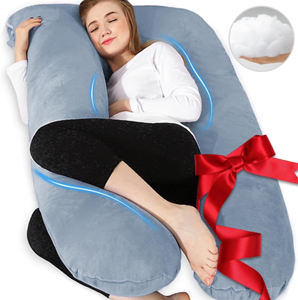 Chilling Home Pregnancy Pillows - U Shaped Maternity Pillow for Pregnant Women w...