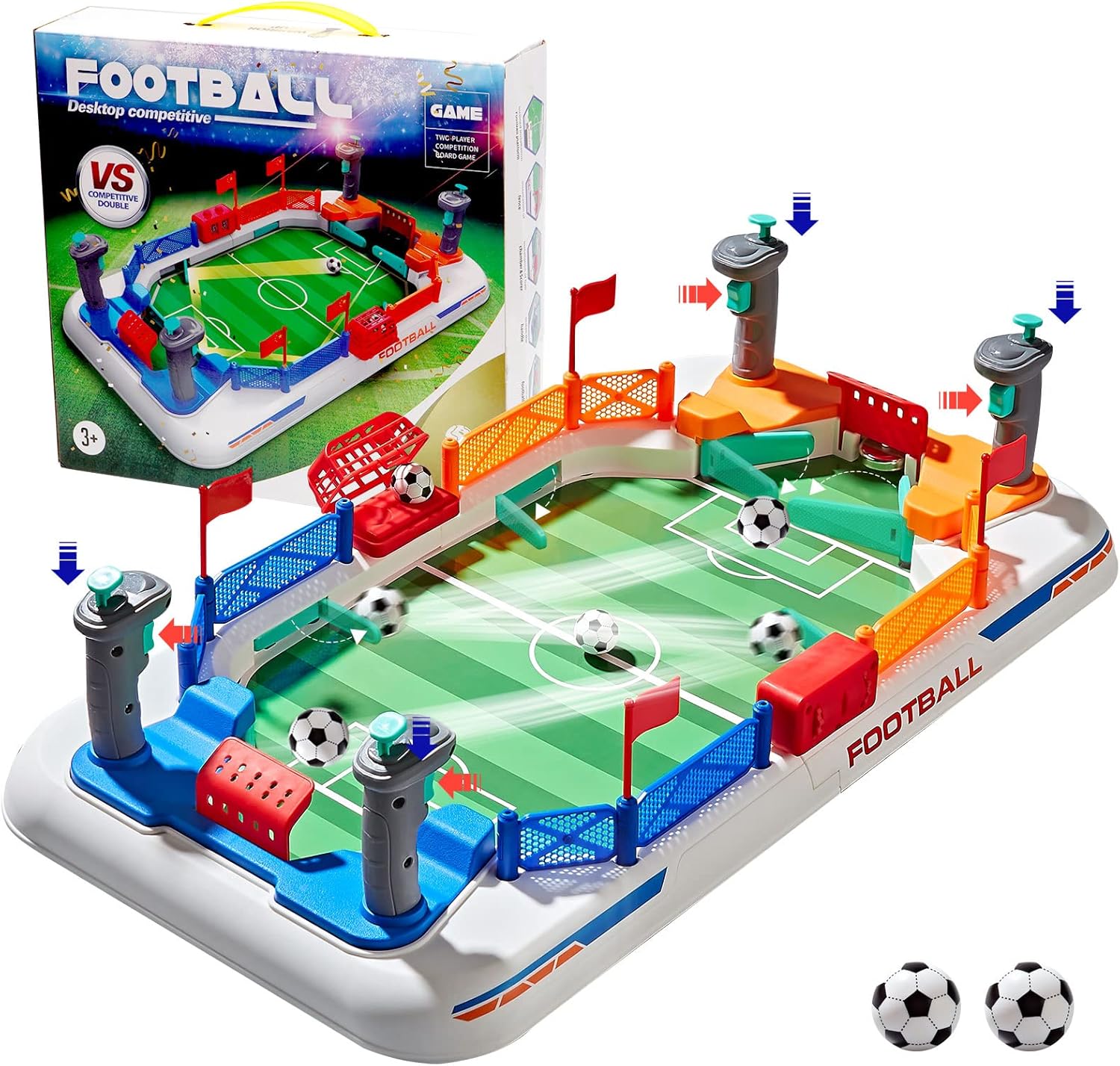 Mini Foosball Games 2022 New Tabletop Football Soccer Pinball for Indoor Game Ro...