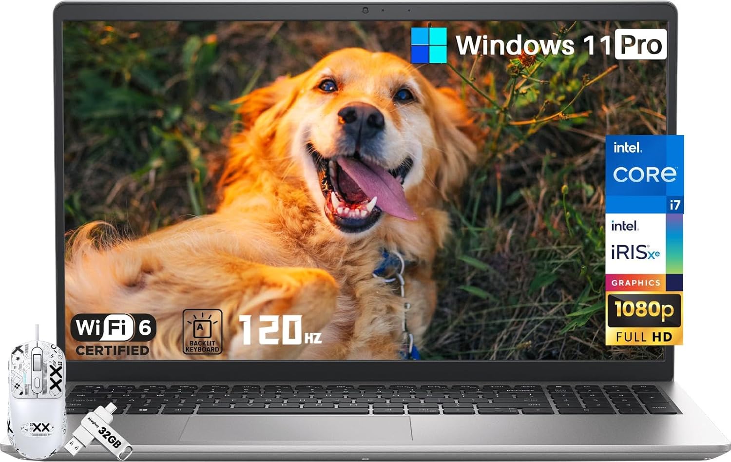Dell Inspiron 15 3530 Business Laptop, Intel i7 1355U CPU(Up to 5.0 GHz), 64 GB...
