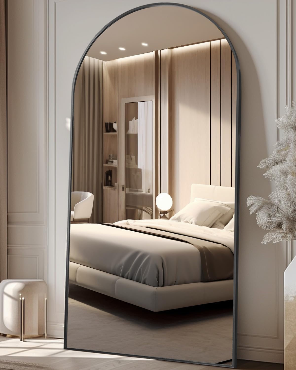Antok Full Length Mirror, 81"x41" Oversized Floor Mirror Freestanding, Full Body...