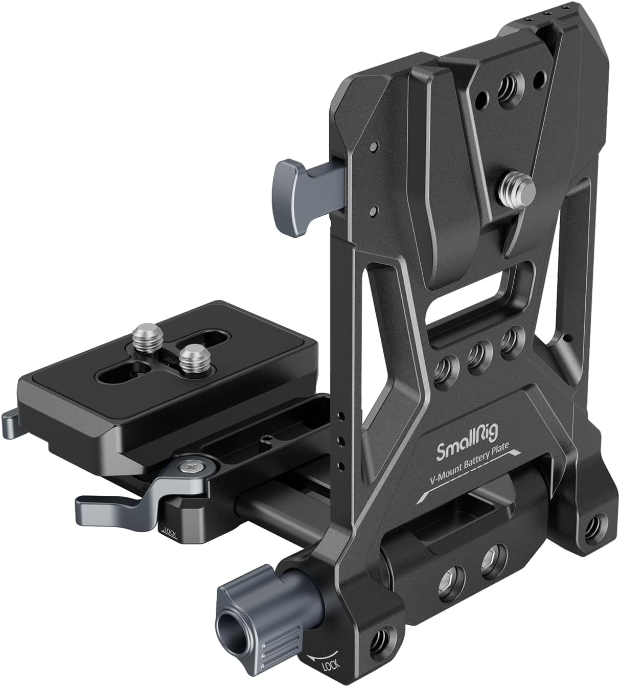 SMALLRIG V-Mount Battery Plate, V Lock Battery Mounting Plate with Double Quick...