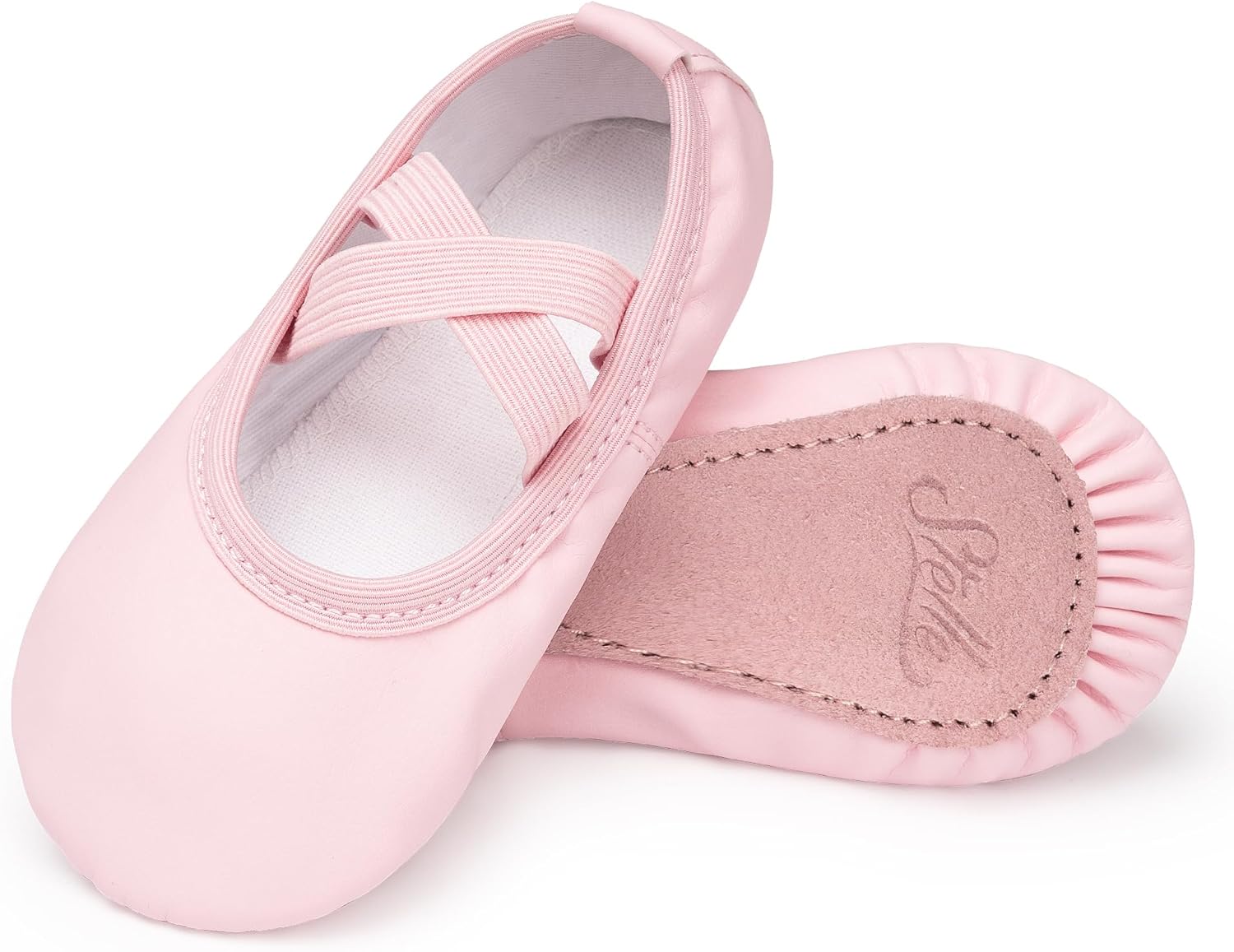 Stelle Girls Ballet Shoes Boys Toddler Soft Leather Dance Slippers for Toddler/L...