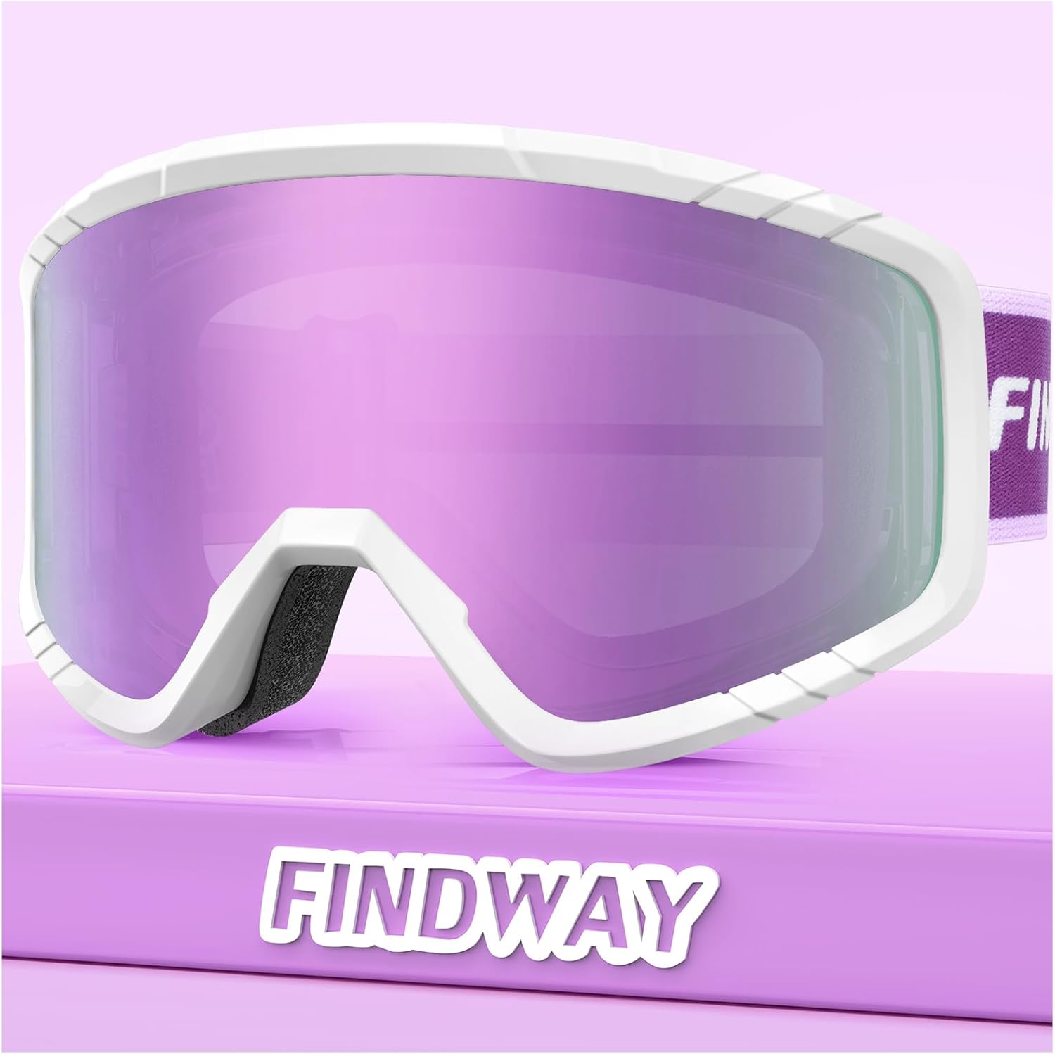 Findway Ski Goggles, Skiing Goggles For Snowboard Jet Snow, For Women Men Youth...