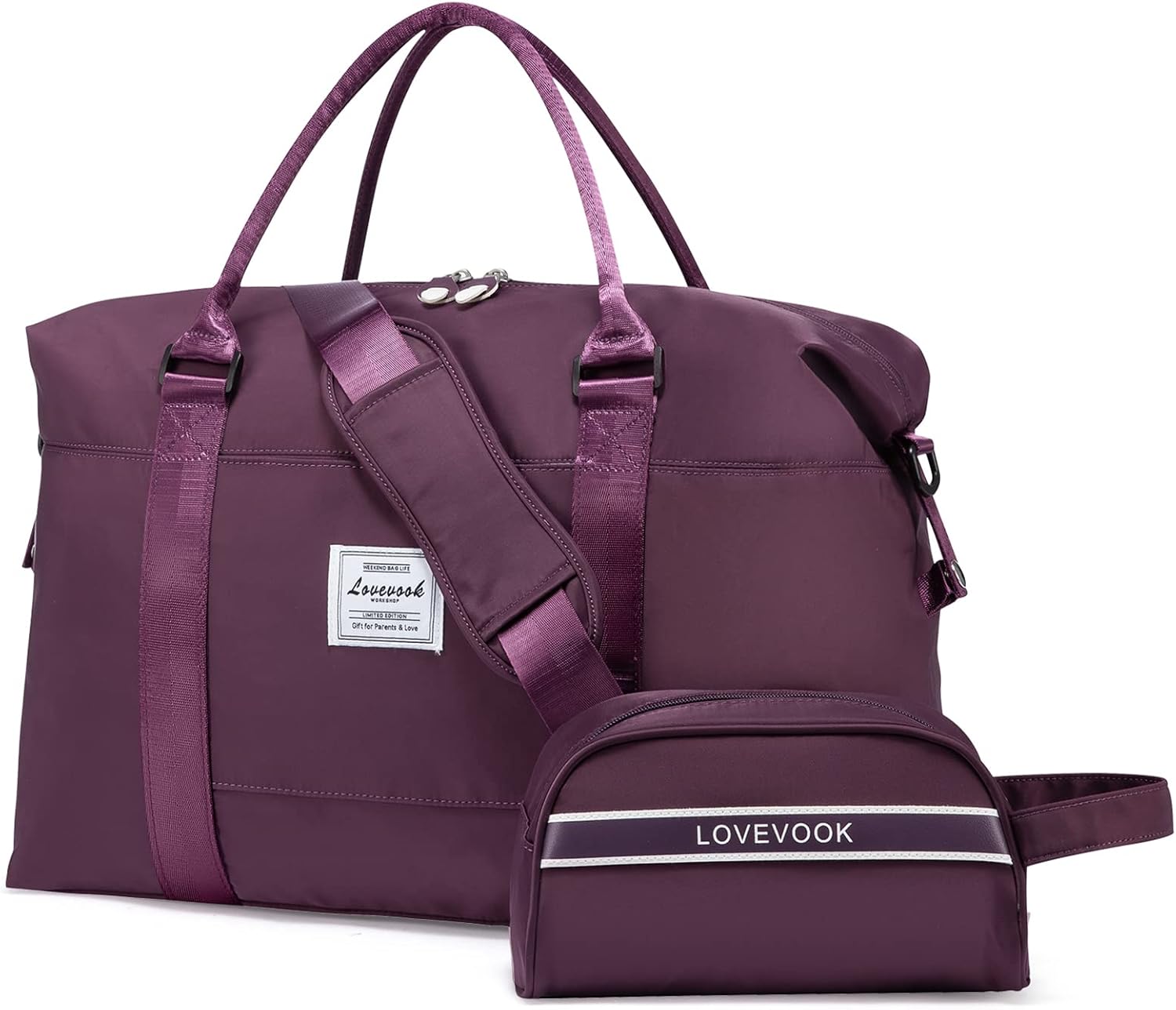LOVEVOOK Weekender Bag for Women Cute Travel Tote Bag Gym Duffel Bag with Toilet...