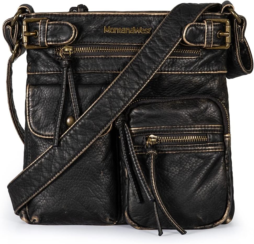 Montana West Crossbody Bag for Women Soft Washed L...