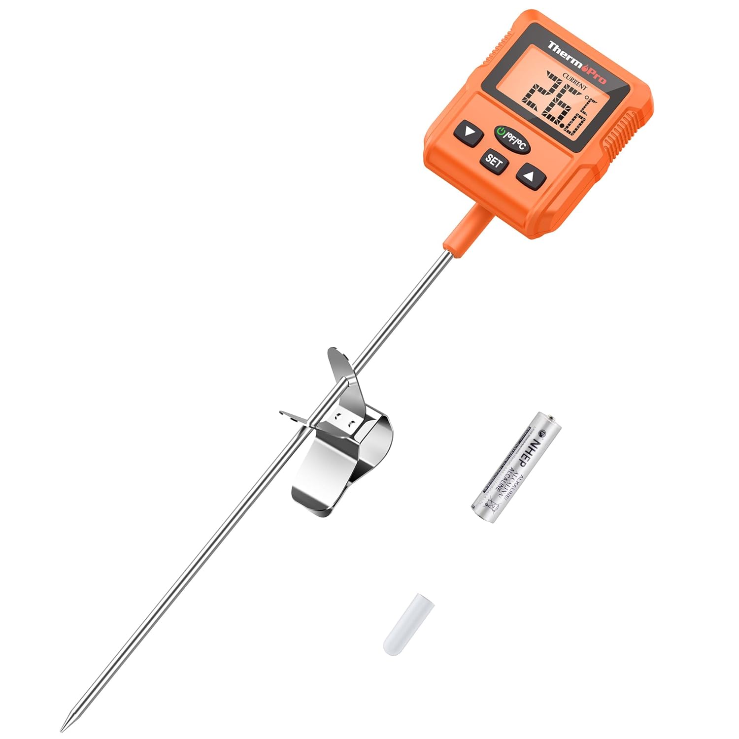 ThermoPro TP511 Digital Candy Thermometer with Pot Clip, Programmable Instant Re...