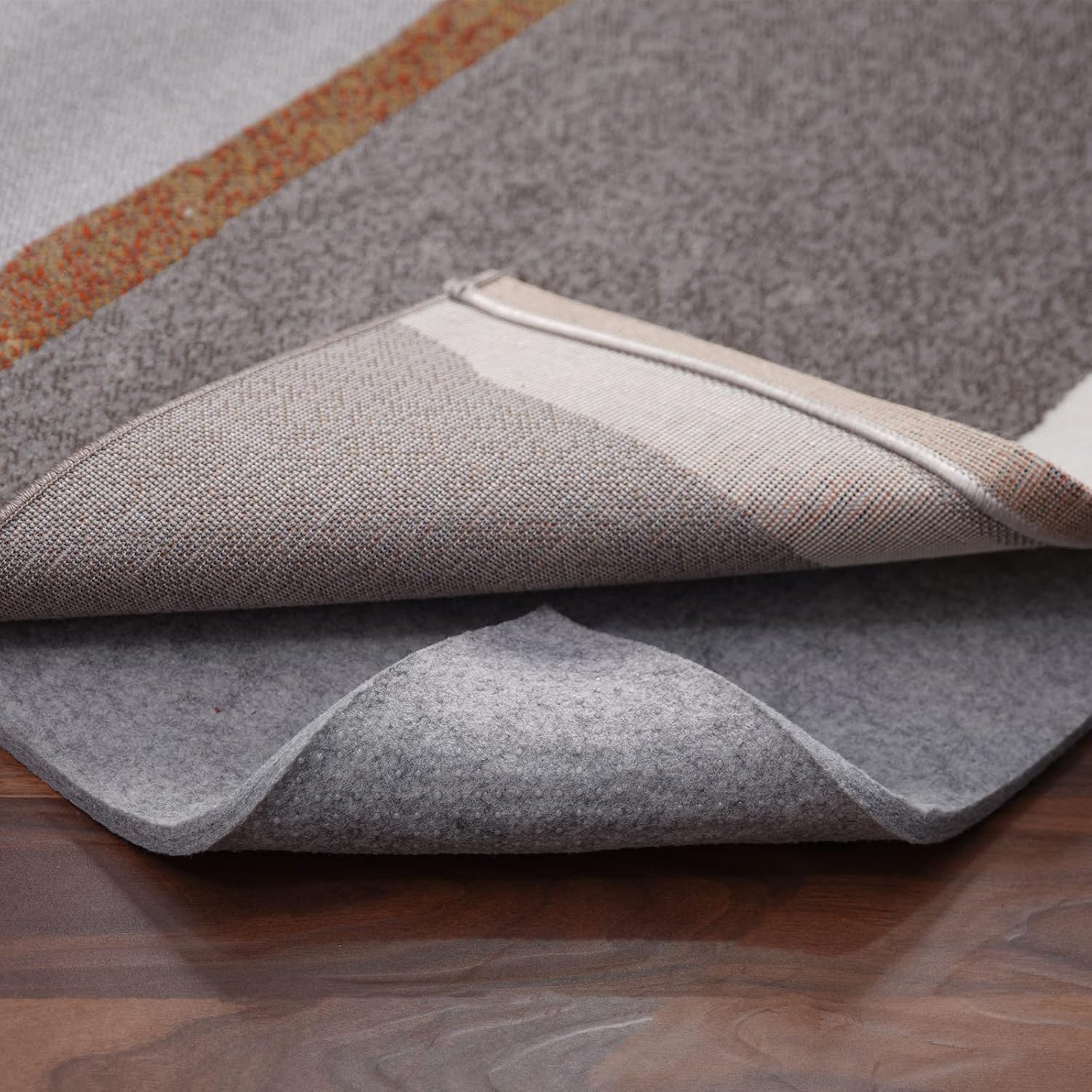 Non Slip Rug Pad Gripper - 9x12 Feet 1/4” Extra Thick Felt Under Rug for Area Ru...