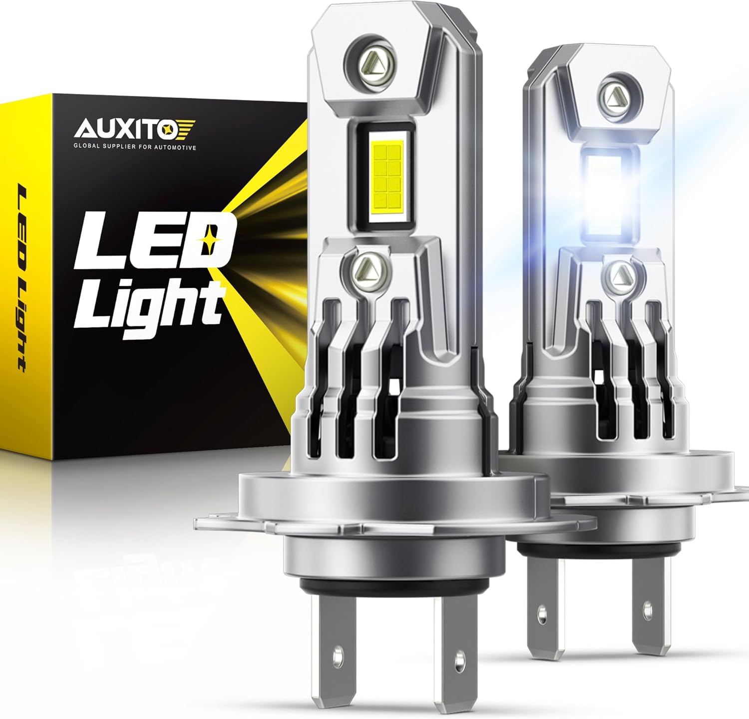AUXITO H7 LED Fog Light Bulbs, H7LL LED Bulbs, 30000LM Ultra Brightness, 1:1 Hal...