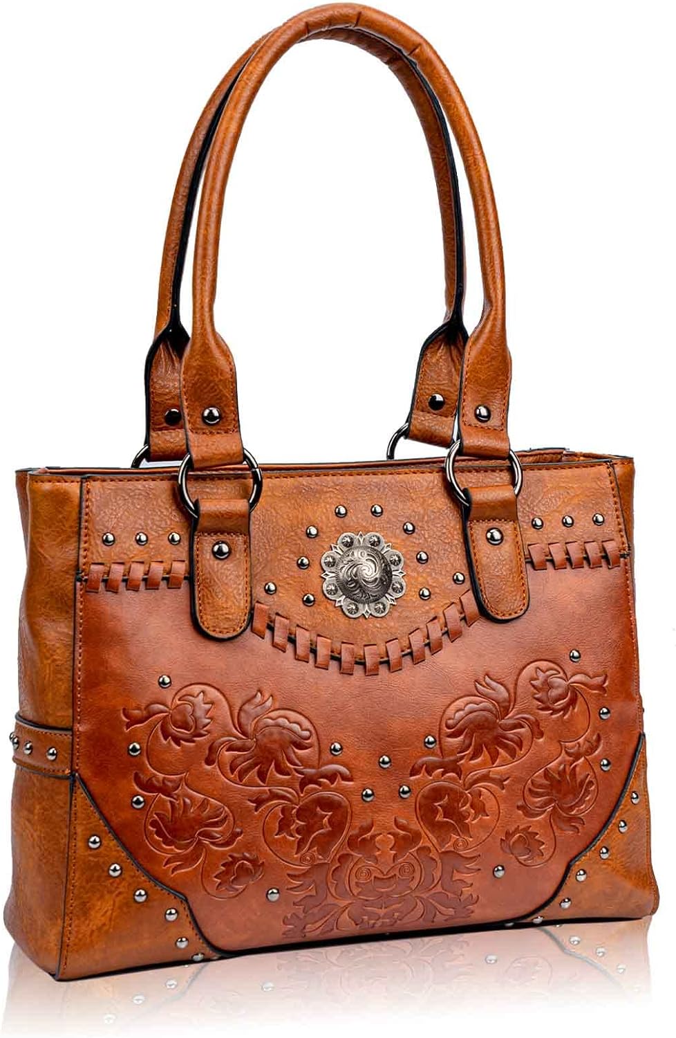 Tote Bag for Women Large Western Purse Ladies Top Handle Shoulder Handbags Vinta...