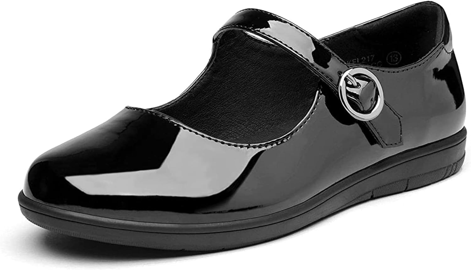 DREAM PAIRS Girls School Shoes Black Patent Classic Mary Jane Uniform Shoes 13 U...