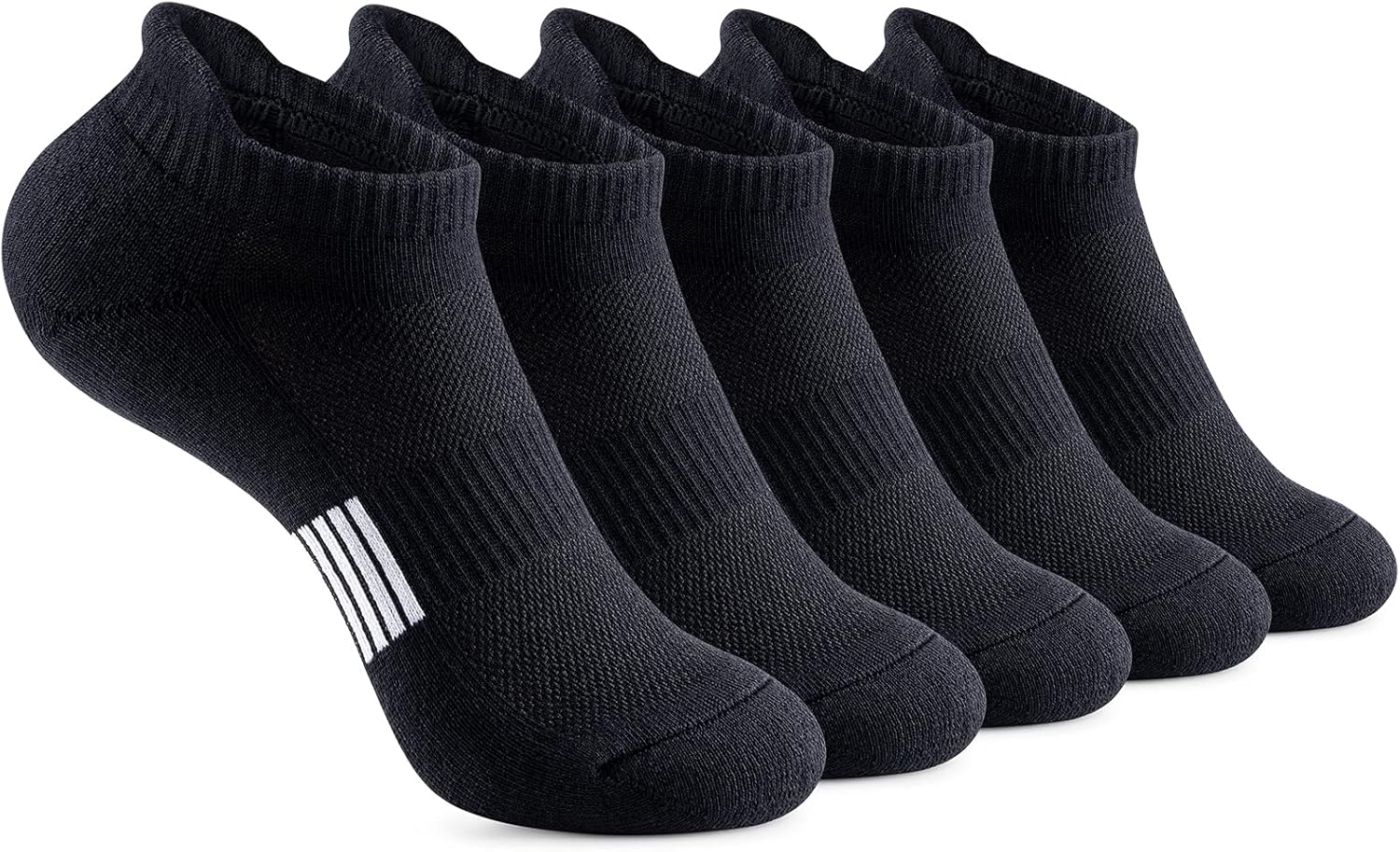 Gonii Ankle Socks Womens Running Athletic No Show Socks Cushioned 5-Pairs 8-10 N...