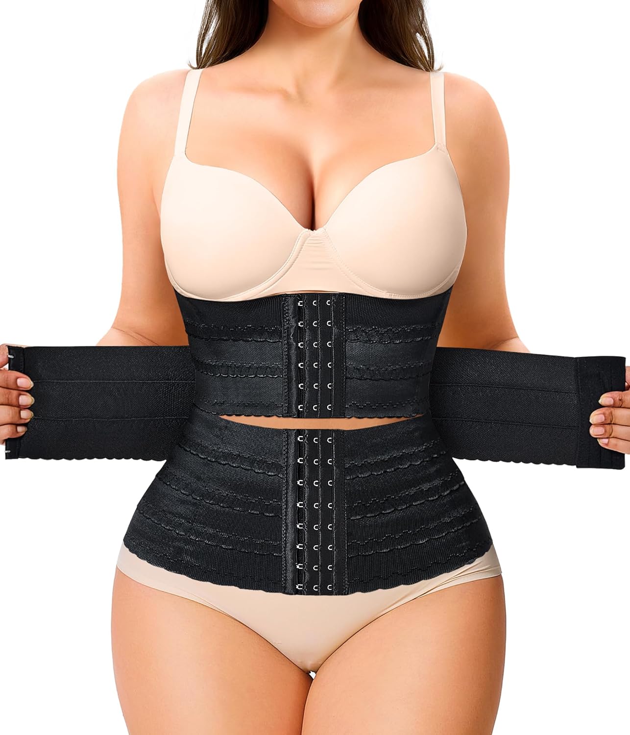 Nebility Waist Trainer for Women Corset Shapewear Tummy Control Segmented Waist...