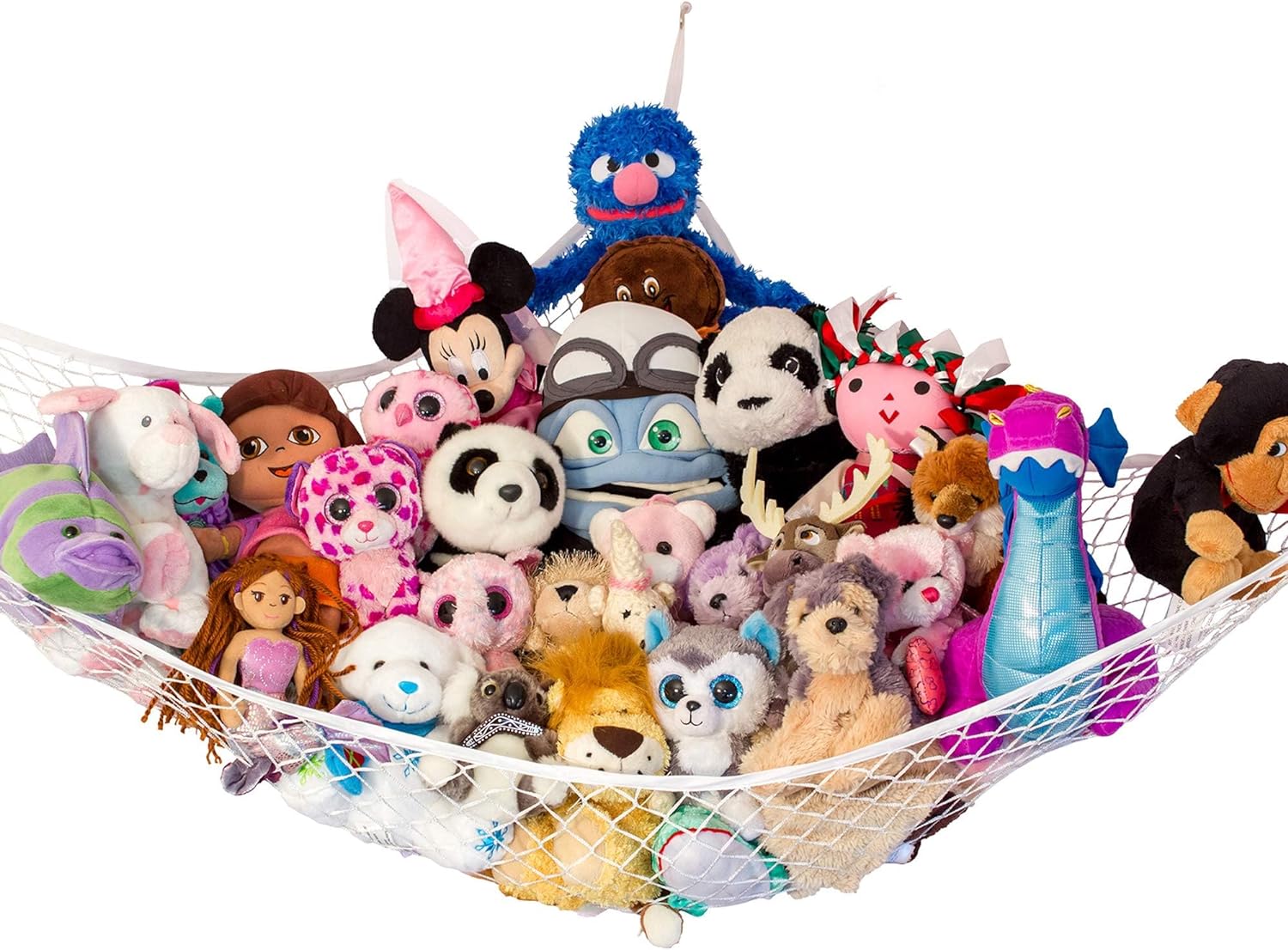 Lilly's Love Stuffed Animal Hammock | Corner Hanging Organizer, Toy Storage, Stu...