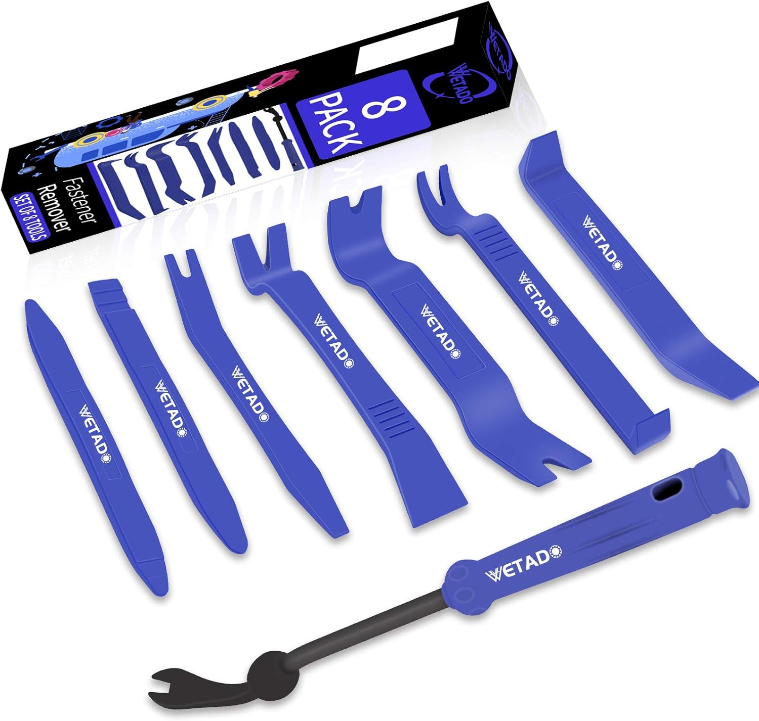 Wetado Trim Removal Tool, Car Upholstery Repair Kit, Car Door Audio Panel Trim R...