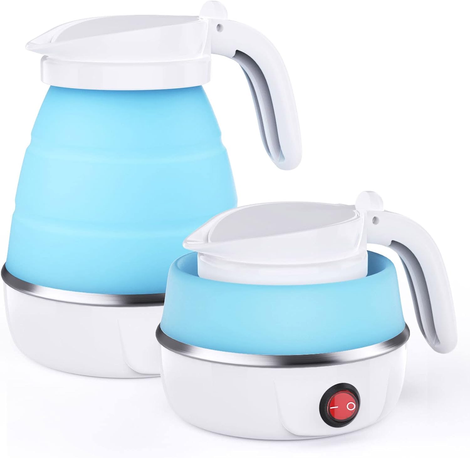 Foldable Electric Kettle, Camping Kettle, Mini Travel Kettle, Silicone Electric...