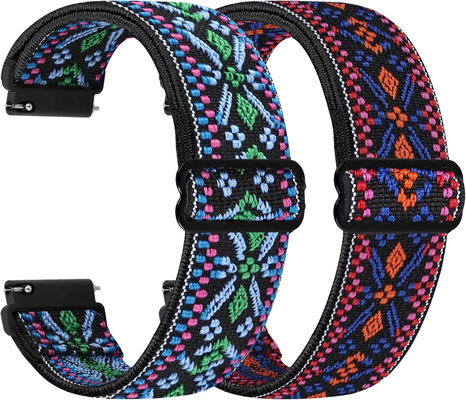 TumpCez - Quick Release Elastic Nylon Watch Straps - Band Width- 16mm 18mm 19mm...