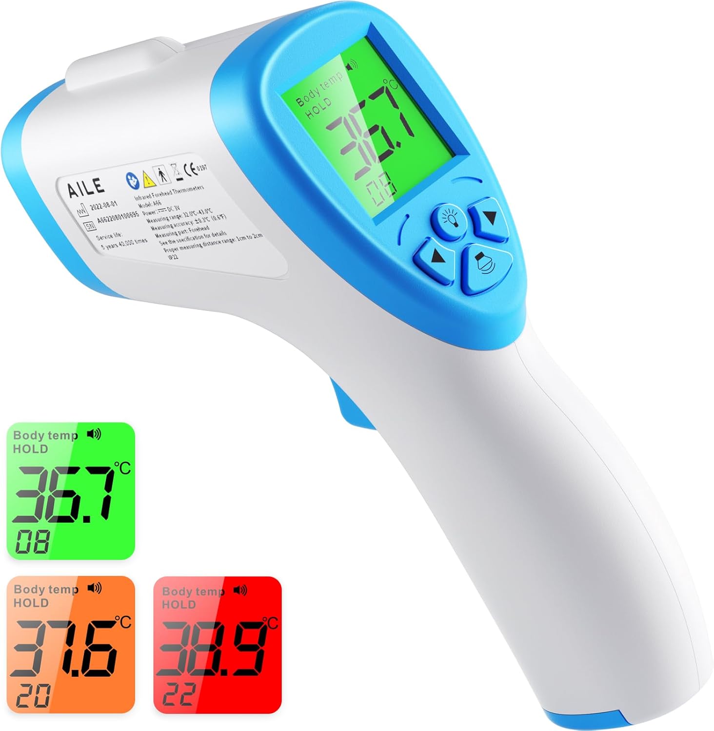 AILE Thermometer Baby-Adult Temperature Monitor: CE Approved UK Medical Digital...
