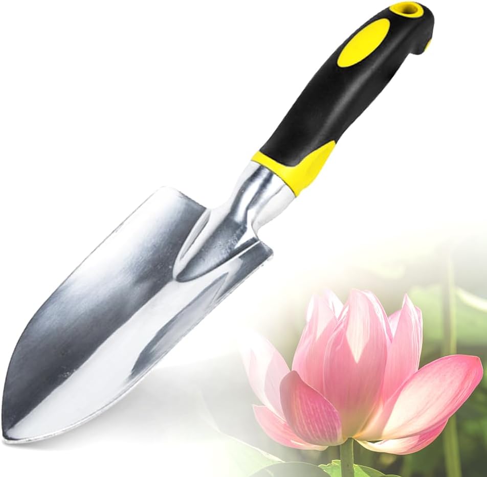 Garden Trowel & Hand Wide Shovel Pointed with Soft Rubberized Non-Slip Ergonomic...