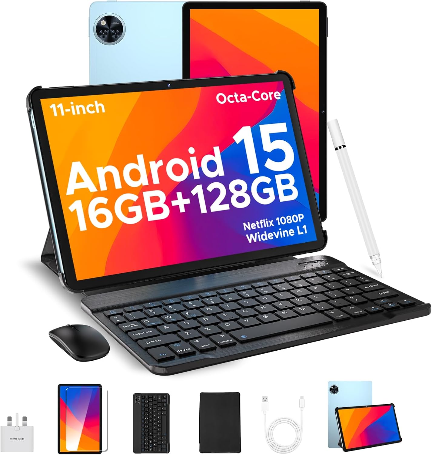 DOOGEE U11 2025 Newest Tablet 11'' Android 15 16GB+128GB/2TB TF Octa-Core, 90Hz...