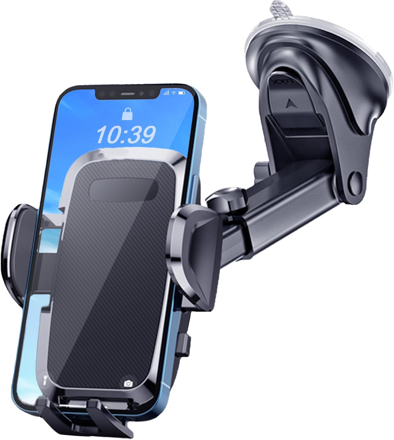Josnown Car Phone Holder, 2023 Upgrade Phone Holder for Car Windshield and Dashb...