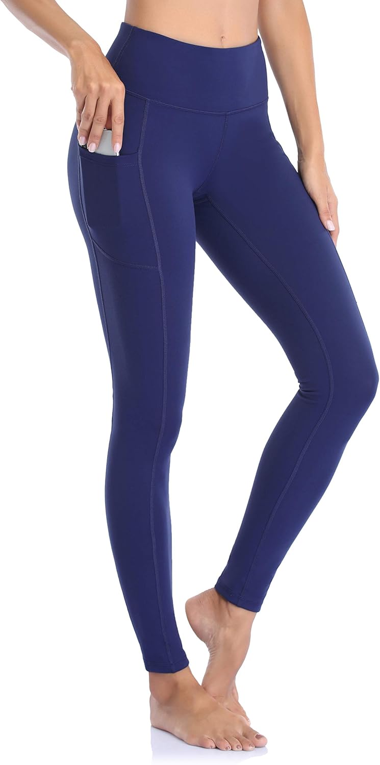 Occffy Leggings Womens High Waist Gym Leggings with Pockets Yoga Pants for Women...