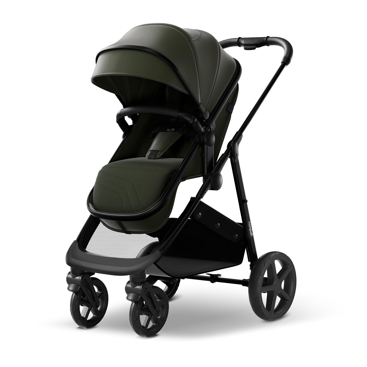 Mompush Wiz 2-in-1 Convertible Baby Stroller with Bassinet Mode, Foldable Infant...