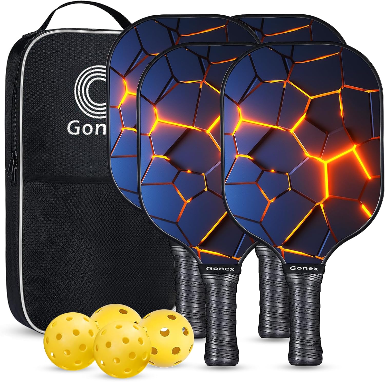 Gonex Pickleball Paddles, USAPA Approved Graphite Pickleball Rackets with Comfor...