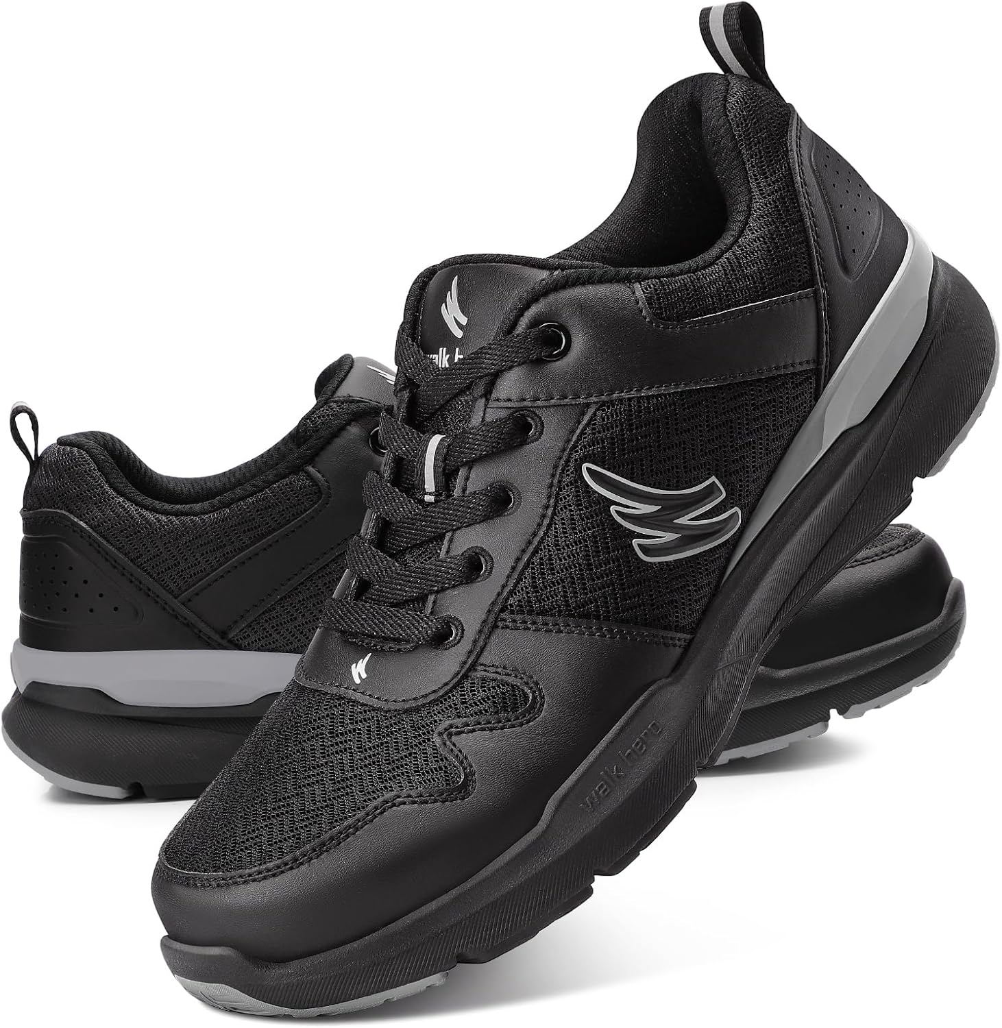 Walking Shoes for Men with Arch Support - Orthopedic Comfortable Sneakers for Pl...