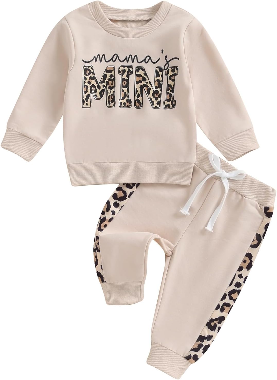 Kupretty Baby Girl Fall Winter Clothes Toddler Outfit Letters Graphic Crewneck S...