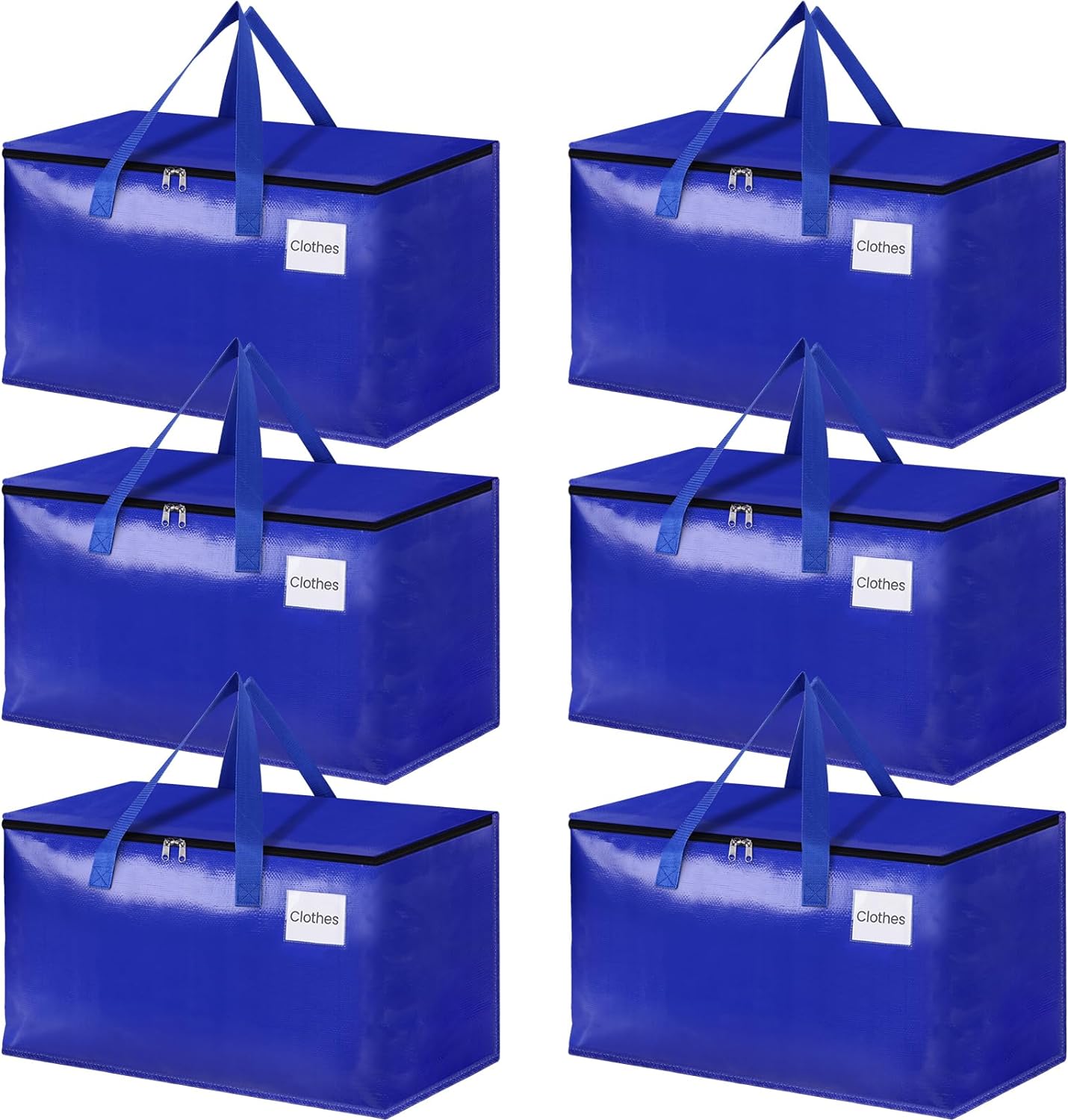 StorageRight Moving Bags-Heavy Duty Moving Boxes, Storage Totes with Zipper, Rei...