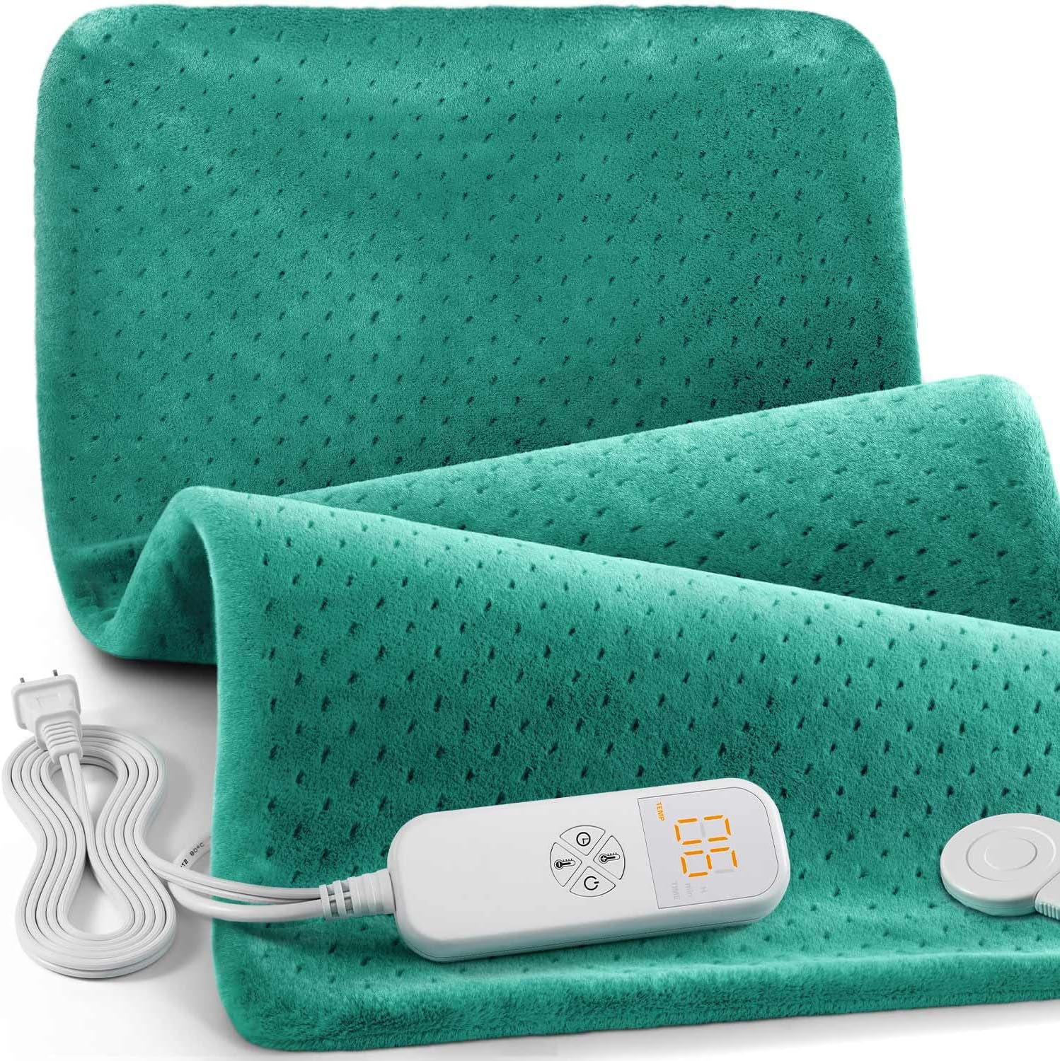 Heating Pad for Back Pain Relief, 33"x17" Electric Heating Pad for Shoulder, Nec...